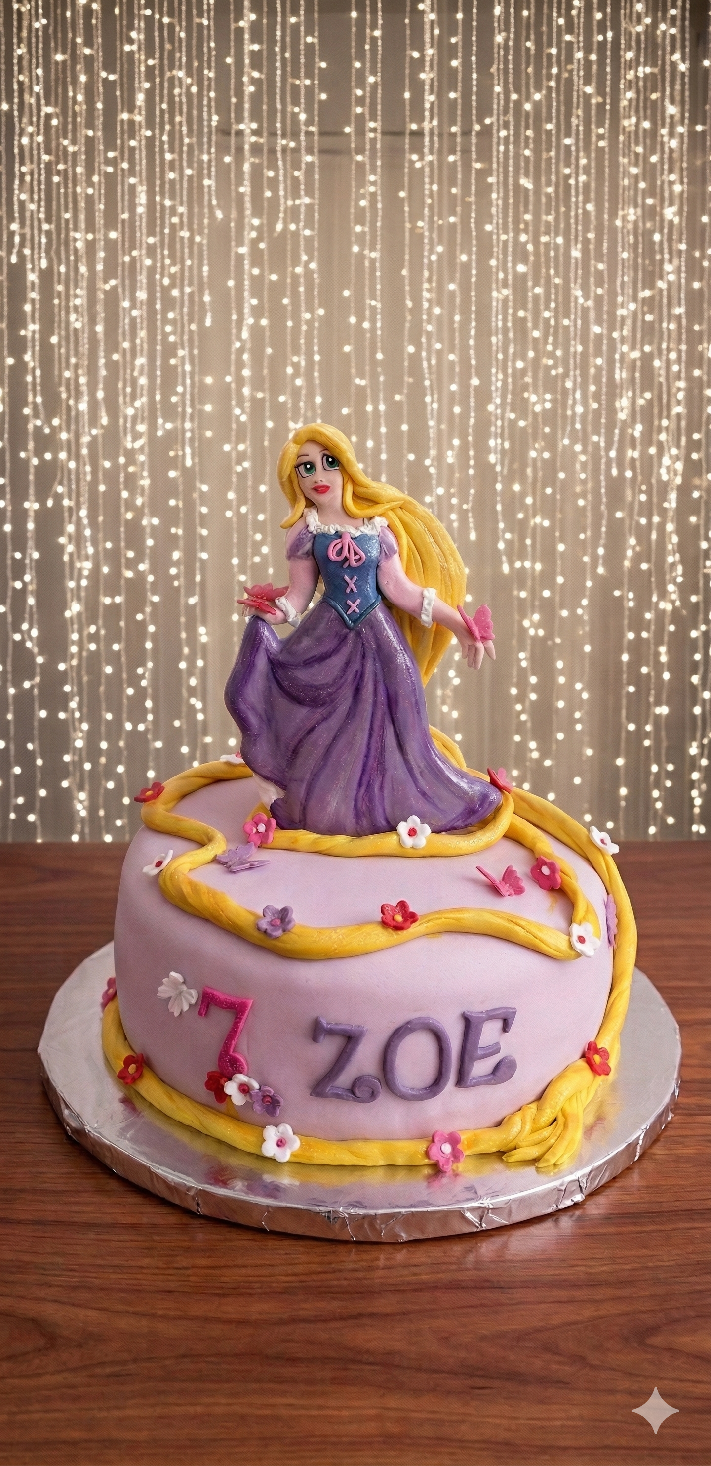 Torta con rosas de crema elegante